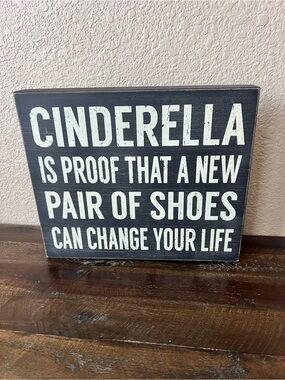 Wooden wall sign, Cinderella